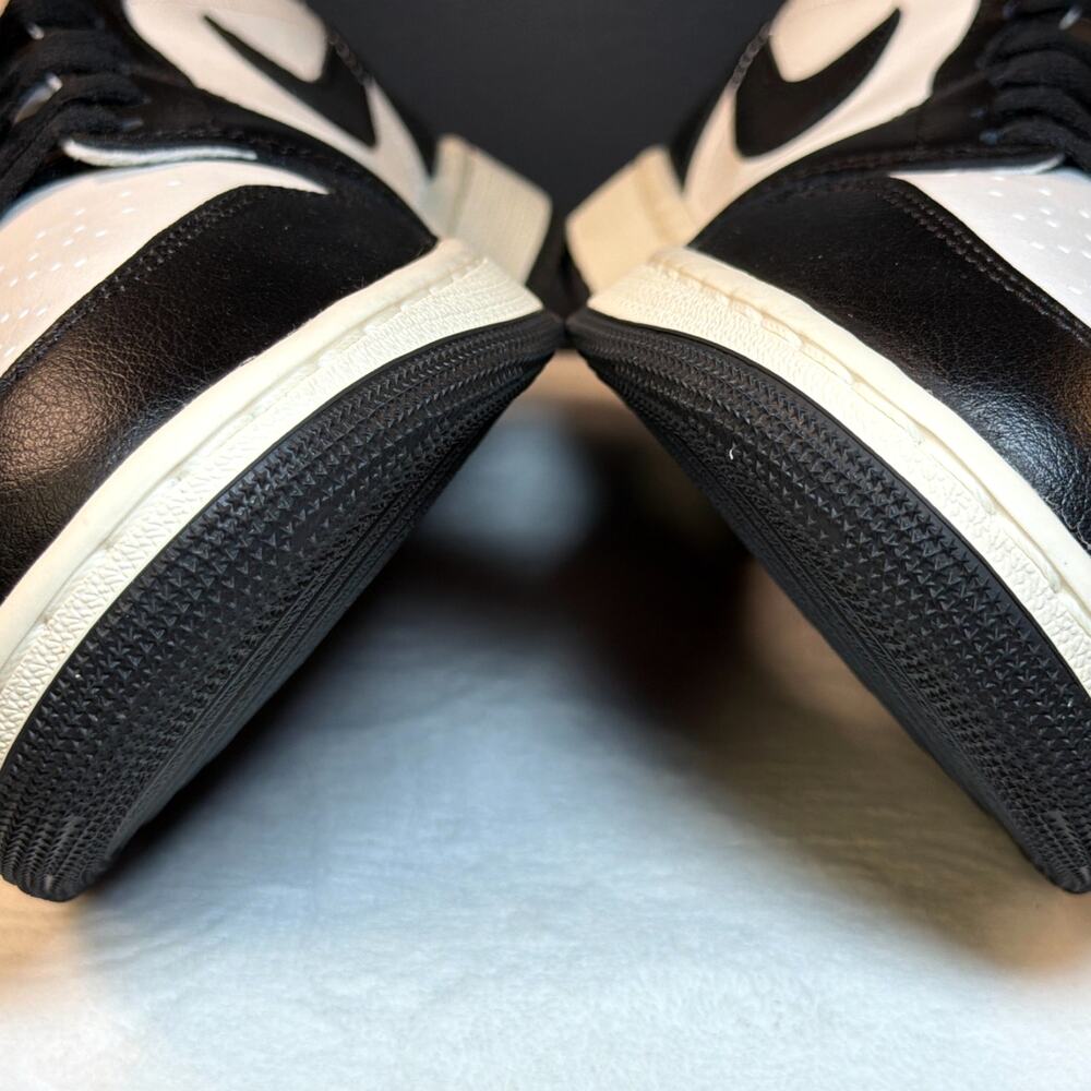 Air Jordan 1 Mid “Black Sail Gym Red” – BQ6472-061 | 12W/10.5M - Picture 6 of 10